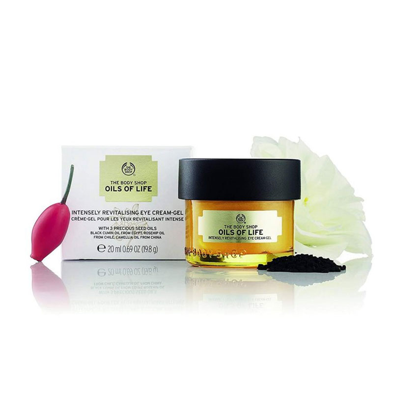 The Body Shop Oils Of Life Intensely Revitalising Eye Cream Gel 20ml